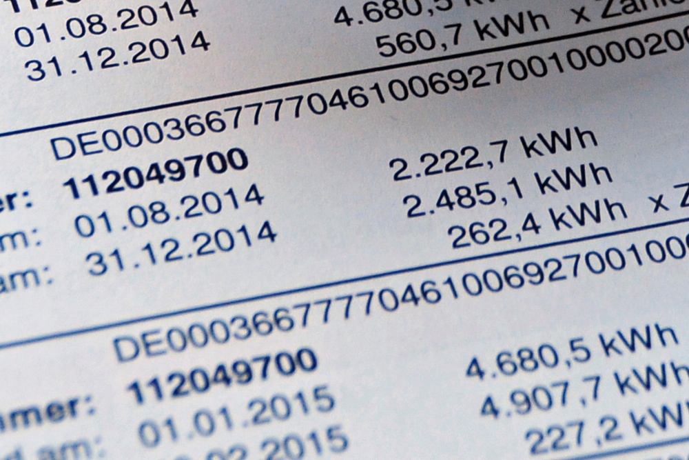 Energieabrechnungen kontrollieren Energieabrechnungen kontrollieren