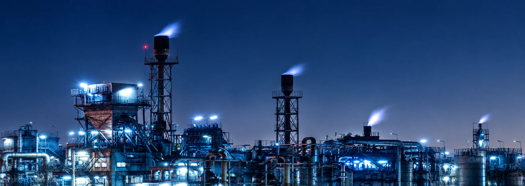 Industrielle Gasanlage