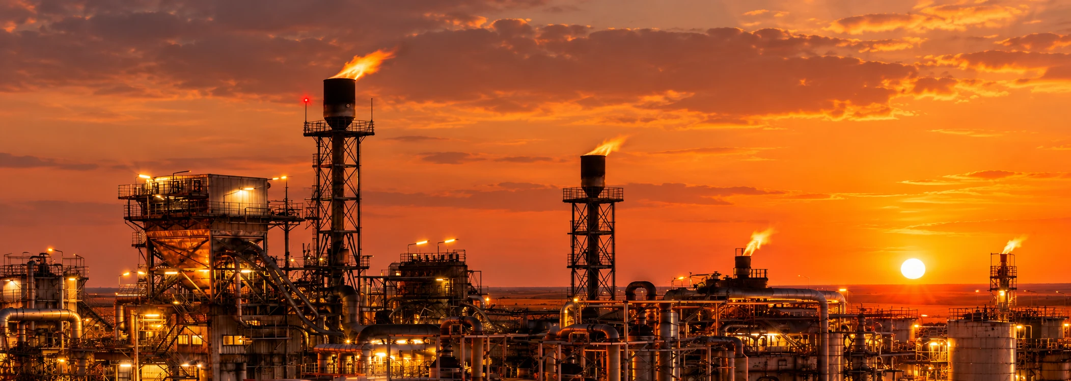 Industrielle Gasanlage